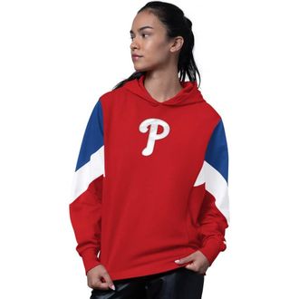 Starter Womens Starter Red Philadelphia Phillies Scrimmage Pullover Hoodie at Nordstrom, Size Xx-Large