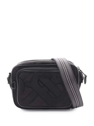 Burberry 2018-2023 TB Monogram Canvas Paddy crossbody bag - Black