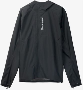 NNormal Trail Rain Jacket Laufjacke für Herren | schwarz/weiß