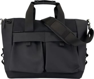 Rains Kleine Weekendtas - Zwart Polyester - Heren - Weekendtassen - Zwart - ONE Size - Polyester - Tassen