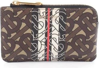 Burberry Pre-owned Wallets, female, Brown, Size: ONE SIZE Pre-owned Canvas wallets