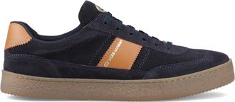Base London Banksy Mens Casual Trainers Navy Leather - Size UK 11