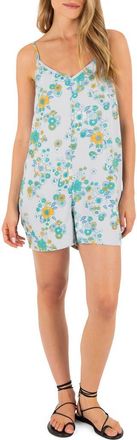 Hurley Beverly Floral Romper in Iceland at Nordstrom, Size Large