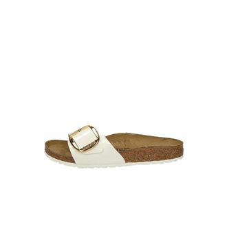 Birkenstock Madrid - Dames - Sandalen - Wit - 36 EU - Leer - Schoenen