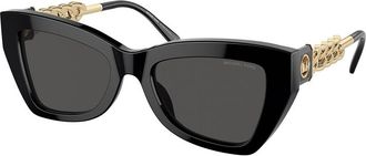 Michael Kors Montecito Dark Gray Solid Cat Eye Ladies Sunglasses 0MK220 5300587 52