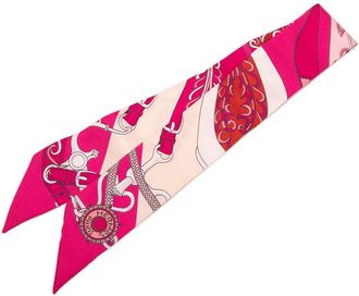 Herm&egrave;s Pre-owned Hermes Festival Des Amazones Silk Twilly Scarf Ladies 9B4OZBGR29YKO7B4