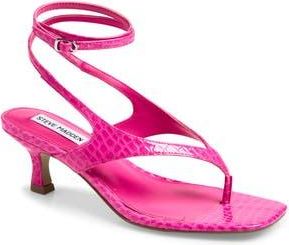 Steve Madden Rayger Ankle Strap Heel Sandal in Hot Pink at Nordstrom Rack, Size 8.5