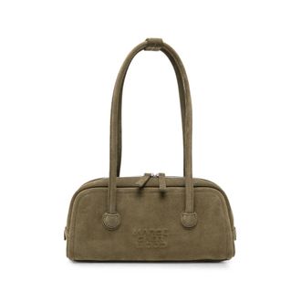 Margesherwood Soft Boston EW Suede Shoulder Bag