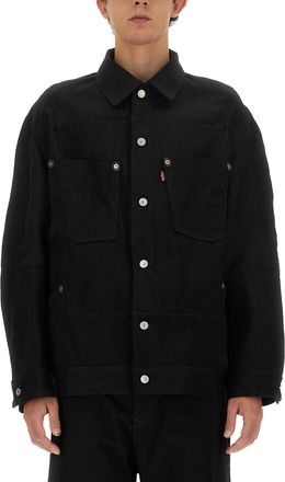Junya Watanabe Mens X Levis Jacket - Black Wool - Size Medium