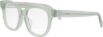 Celine CL50086I045 Square Full Rim Eyeglasses - Green