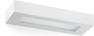 Netlighting Olaf 2 Light Up & Down Wall Light White Plaster E14