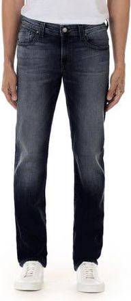 Fidelity Denim Jimmy Slim Straight Leg Jeans in Shadow Black at Nordstrom Rack, Size 38 X