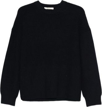 6397 ribbed crew-neck sweater - Blue