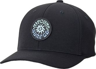 Rip Curl Pacific Rinse Flexfit Cap Cap f&uuml;r Herren | schwarz/grau