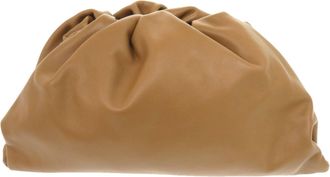 Bottega Veneta Brown Leather Clutch Bag Pouch (Pre-Owned)