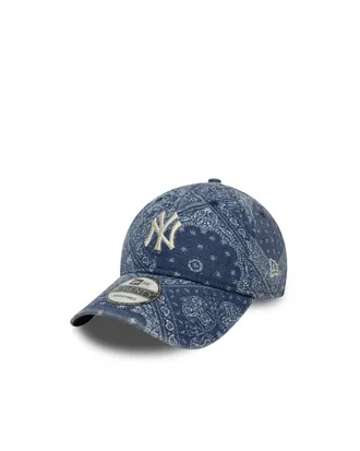 New Era Mens Cap 9twenty Navy Paisley Crown Hat