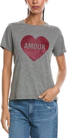 Cinq &agrave; Sept Cinq &Agrave; Sept Heatset Amour Heart T-Shirt