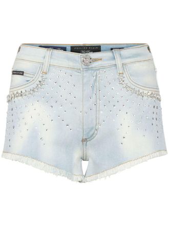 Philipp Plein Shorts denim - Blu