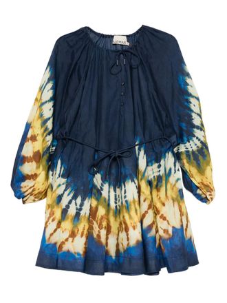 Alemais Abito corto Martine con cintura - Blu