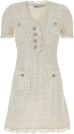 Self Portrait Mujer, Vestidos, Beige, Talla: M