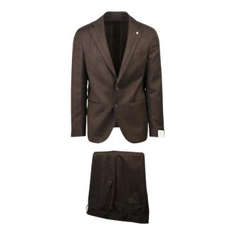L.B.M. 1911 L.b.m. 1911, Uomo, Abiti Uomo, Marrone, L, new