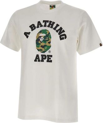 A Bathing Ape A Bathing Ape, Uomo, Top, Bianco, M, new