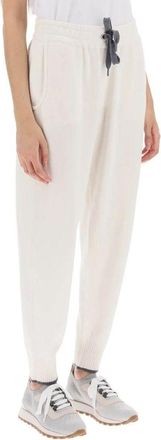 Brunello Cucinelli Womens White Cashmere Casual Pants