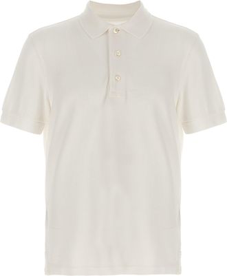 Tom Ford Piqué Shirt Polo Bianco-Uomo
