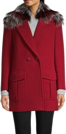 Fendi Womens Multicolor Virgin Wool Coat Clothing
