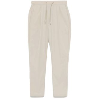 Herno Tapered Track Trousers - female - Herno - Tapered Trousers - Beige - S - Trousers
