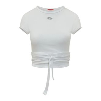 Diesel T-Shirts, female, White, Size: XS T-Bunny-Tail T-Shirt