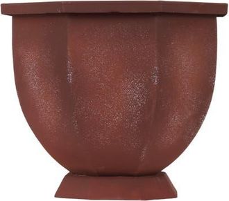 Foreside Home And Garden Vennie Rusted Urn Planter in Red at Nordstrom