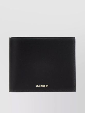 Jil Sander leather bi-fold wallet