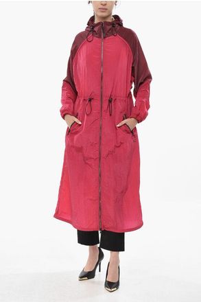 Woolrich Two-Tone Nylon Parka MESHOPPEN With Hood size Xxs