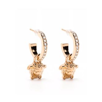 Versace La Medusa Hoop Oorbellen - Dames - Oorbellen - Geel - ONE Size - Accessoires