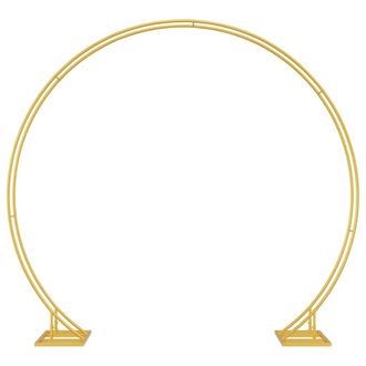 vidaXL Arco De Boda Dorado 220 X 45 X 200 Cm Acero Vidaxl