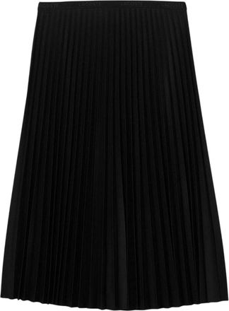 Lacoste Dames/Dames geplooide midi-rok (Zwart)