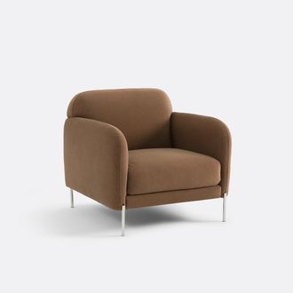 La Redoute Interieurs Matte fluwelen fauteuil, PABLO