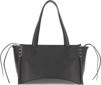 J.W.Anderson Elongated Loafer Cabas Suede Top-Handle Bag