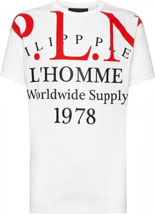 Philipp Plein T-shirt Gold Cut Round Neck P. L.N