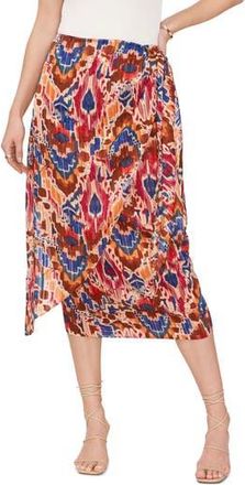 Vince Camuto Side Tie Midi Skirt in Chilli Oil at Nordstrom Rack, Size Large