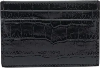 Tom Ford Crocodile-effect Cardholder