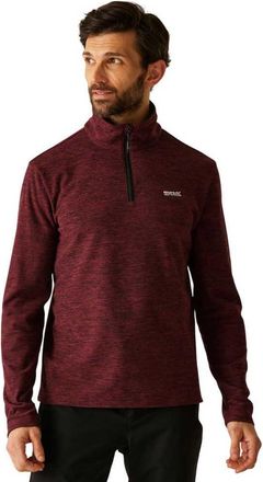 Regatta Mens Thompson Marl Half Zip Fleece Anti-Pill Quick Dry Winter Layer Top