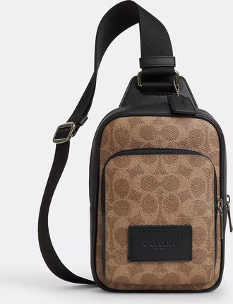 Coach Racer Sling Pack In Signature