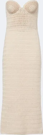 Magda Butrym Crochet cotton corset dress
