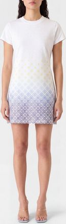 Casablanca Abito AOP Monogram mini Casablanca in cotone stampato