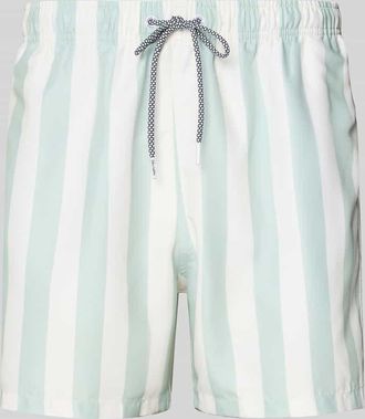 Boardies Badehose im Allover-Look Modell Fistral Stripe in Hellgruen, Gr&ouml;&szlig;e XXL