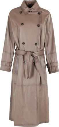 Emporio Armani Trenchcoat - Dames - Trenchcoats - Bruin - XS - Jassen