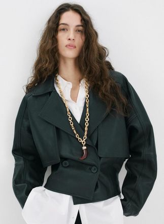 Mango Collana ciondolo resina oro - Donna - Taglia unica - MANGO