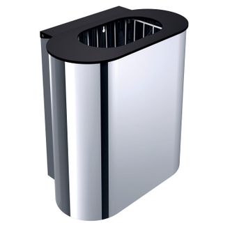 Emco Emco - Papelera System2, 30 Litros, Cromada, Modelo De Pared